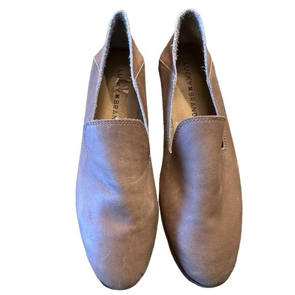 Lucky Brand Cahill Women’s 7.5 Natural Leather Super Soft Flats - Picture 6 of 8